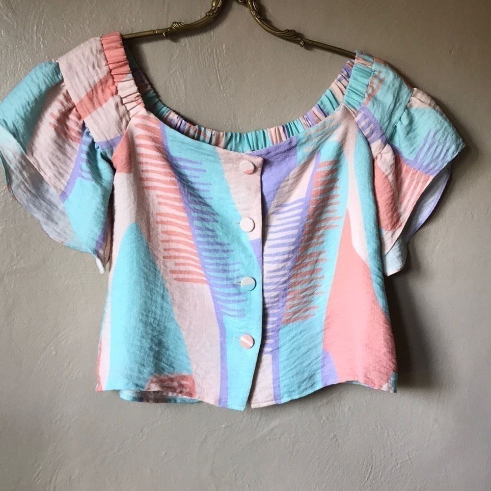 Crosby By Mollie Burch Off the Shoulder Blouse Size XS